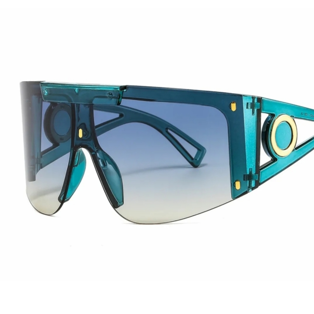 3/$15 Blue semi frameless sunglasses
